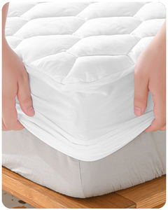 Protecteur de <span class=keywords><strong>matelas</strong></span> matelassé <span class=keywords><strong>imperméable</strong></span> en bambou, écologique, respirant, silencieux, anti-poussière, lavable en machine - Product Image 5