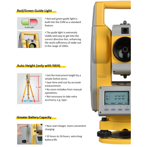 Estação <span class=keywords><strong>total</strong></span> 2 "do prisma da única precisão do sul N6 + da elevada precisão 5000 medidores Detecção Ampliação <span class=keywords><strong>Reflectorless</strong></span> IP55 30x - Product Image 5