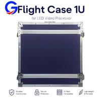 Flight Case 1U 1.5U 2U pour processeur vidéo d'affichage LED compatible avec Novastar VX1000 VX600 VX400 MCTRL600
