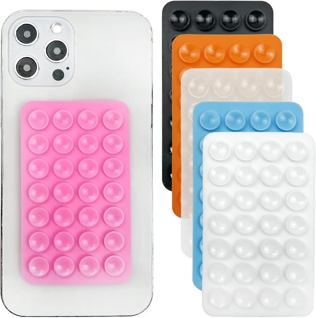 28 Pcs Silicone Suction Cups For Phone Strong Grip Wall Mount Bathroom Mirror Gym Kitchen Multi Purpose Silicone Suction Holder