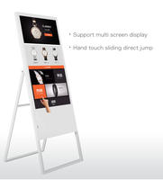 Écran Totem Numérique Interactif HUILAN avec Panneau LCD en Aluminium et Garantie d'un An