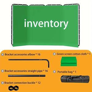Fondale Fotografico HEYU 4x2.4M Fatto a Mano, Schermo Verde in Tela per Fotografia - Product Image 4