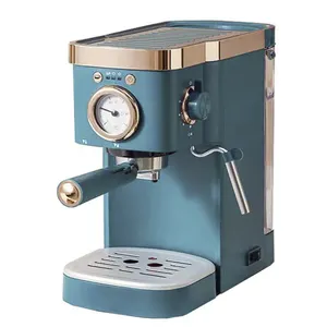 반자동 커피 기계 레트로 이탈리아 펌프 홈 우유 거품 기계 수입
