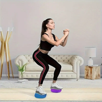 Boule semi-circulaire de massage de qualité supérieure thérapie musculaire des tissus profonds des pieds Fitness Pot de massage des pieds en PVC gonflable demi-pointe boule Durian