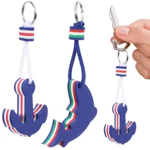 Biểu tượng tùy chỉnh hình dạng EVA bọt Keychain EVA bọt Keyring nổi Móc chìa khóa cho quà tặng khuyến mãi