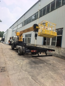 Grúa montada en camión de alta calidad, grúa de elevación hidráulica 5/6/7/8/10ton 4wd, grúa portátil personalizable, máquina Gruas Para Camiones - Product Image 2