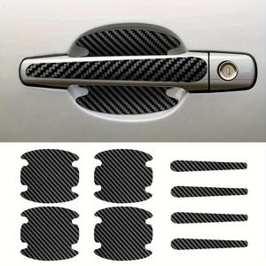 8 films protecteurs transparents pour poignées de portières de voiture, autocollants anti-rayures pour coupelles de poignées de véhicule - Product Image 6