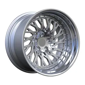 Kunden spezifische geschmiedete Felgen 2 Stück geschmiedetes Leichtmetall rad 5 Speichen 18 Zoll 5x114.3 für Honda CIVIC