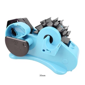 Dispensador de Cinta Adhesiva Multifuncional de Plástico de Color, Resistente al Calor, con Cortador Automático para Diferentes Tamaños de Cinta, Soporte de Base - Product Image 4