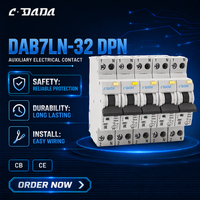 Dispositifs électroniques 18MM DPN RCBO 32A 1P+N 6KA Disjoncteur différentiel avec protection contre les surintensités et les fuites
