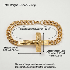 bulk wholesale unisex personnalisé gold plated slim delicate <b>engraved</b> religious radiant corrosion proof lightweight bracelets - Product Image 6