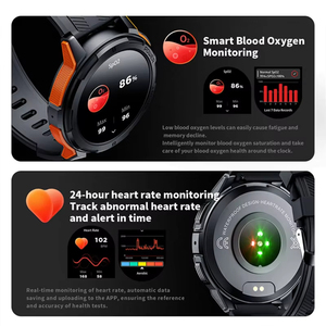 Reloj inteligente deportivo con certificación CE FCC Rohs C25 AMOLED para Bluetooth Al Voice Assistant Relojes impermeables con Da Fit - Product Image 5
