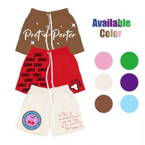 <b>High</b> Quality Custom Multi-Color 100% Polyester Men's Gym Shorts Breathable 5 Inch <b>Knee</b> Mid Waist Casual Shorts Sublimated Woolen - Product Image 4