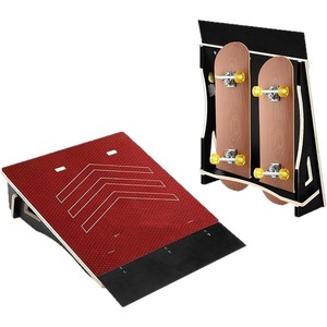Rampe de skateboard en bois Yes4All, pliable, équipement d'entraînement pour sauts et obstacles - Product Image 2