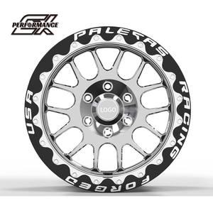 Jantes Beadlock Forgées Drag 17 Pouces 17x9.5 6x135 6x139.7 Noir Brillant Fraisées Multi-Rayons pour Ford F150 Haute Performance - Product Image 2