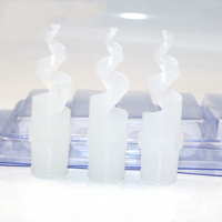 Buse spirale en PTFE pour l'aération de l'eau, buse à jet conique complet pour la réduction de la poussière, buse de nettoyage pour bouteilles et bocaux