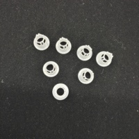 Bouchon compte-gouttes transparent en PE pour flacon d'huile essentielle, insert anti-goutte, réducteur d'orifice, pipette compte-gouttes, avec tampon de nettoyage
