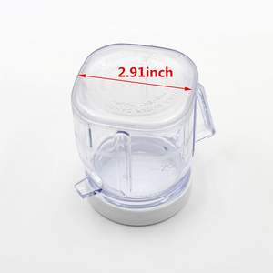 Cuchilla trituradora de hielo 4961 de repuesto de tarro de plástico <span class=keywords><strong>Oster</strong></span> 4OZ con 4937 <span class=keywords><strong>Mini</strong></span> tarro de 1 taza Compatible con licuadoras <span class=keywords><strong>Oster</strong></span> Fusion - Product Image 3