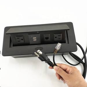 Индивидуальная розетка для всплывающего стола, розетка США, розетка ЕС, USB-зарядное устройство, Беспроводная зарядка, мебель для дивана, настольное управление питанием - Product Image 3