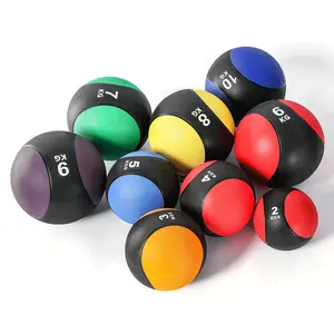 Medicineball spor Fitness ekipmanı ev egzersizleri egzersiz ağırlıklı kauçuk jimnastik topu top seti