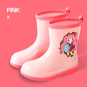 Großhandel wasserdichte Kleinkind Mädchen und Jungen Kunststoff Kinder Gummistiefel Regen gummistiefel für Kinder - Product Image 4