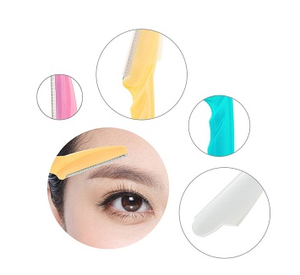 Tondeuse à sourcils portable, rasoir exfoliant pour le visage, outil de toilettage des sourcils multicolore pour femmes - Product Image 2
