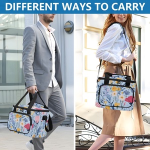 Customs Printed Portable Large Insulated Tote Bag Thermal Lunch Cooler Bag Lunch Box Soft Cooler Tote Bag - Product Image 6