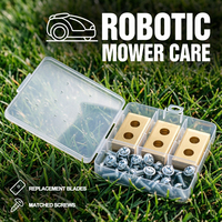 Lames de tondeuse robotisée de haute qualité, kit professionnel en acier inoxydable compatible avec Worx, prix direct usine pour les grossistes