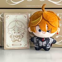 Meilleures ventes Officiel 10 pièces/ensemble Genshin Impact Série Réception de la Fête Scintillante Boîte mystère Mini poupées en peluche version Q Breloques de sac