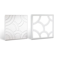 Panneaux suspendus 60x60, système de spandrel, revêtement en film durable, aluminium, forme clip-in, plafond