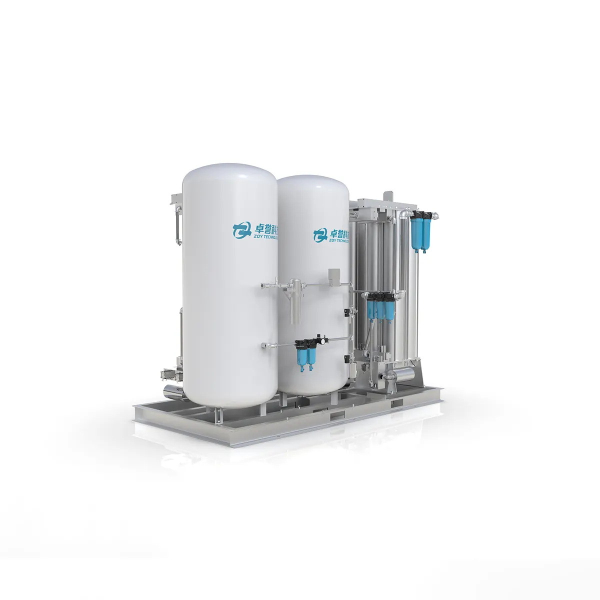 Медицинский генератор кислорода PSA с системой наполнения, установка для производства кислородного газа для больницы