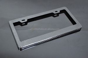 SHENYU - Marco Personalizado para Matrícula de Fibra de Carbono Negra, Piezas de Fibra de Carbono para Automóviles - Product Image 3