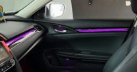 Kit d'éclairage d'ambiance dynamique ICarsin pour Honda Civic 10ème génération RHD/LHD, style OEM, accessoires de mise à niveau de l'éclairage LED intérieur de voiture