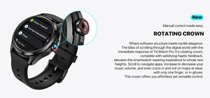 Ticwatch Pro 5 GPS phiên bản tiêu chuẩn mặc Smartwatch được xây dựng 100 + Chế độ thể thao 5ATM khả năng chịu nước NFC - Product Image 6