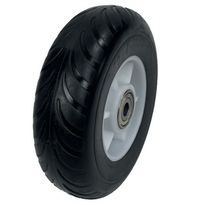 Solid Pu Foam Wheel 2.50-4 Inch With Ball Bearing High Load Capacity For Caster Wheels - Product Image 2