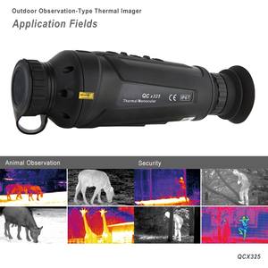 QCNV QCx325 monokular pencitraan termal, jangkauan 1500M resolusi 384x288 pelacakan Hotspot Laser 50Hz halus - Product Image 3