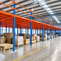 Système de rayonnage multi-niveaux en acier pour entrepôt avec prix d'usine compétitif
