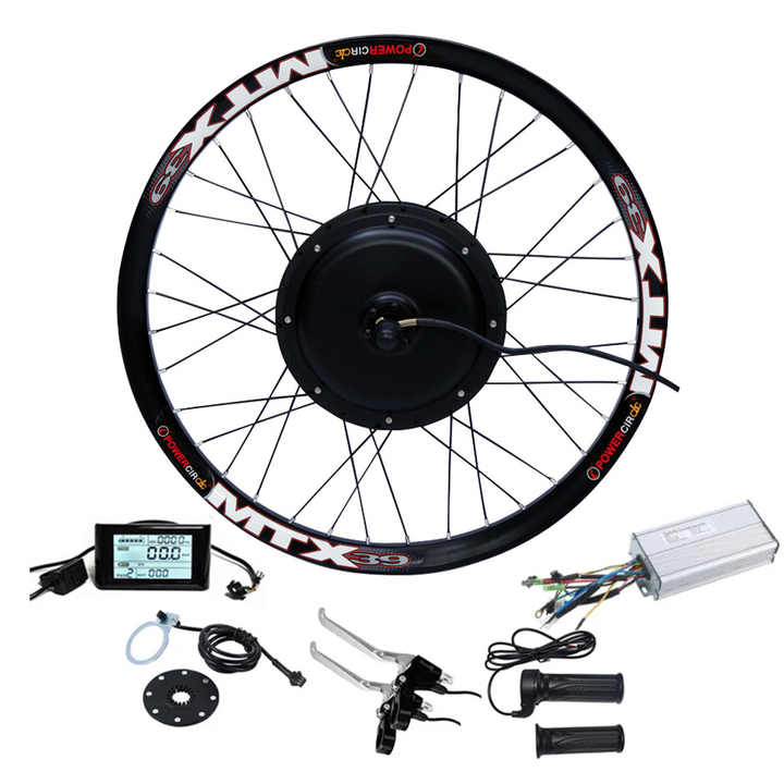 2000W Ebike Conversion Kit - 48V to 60V Hub Motor Power