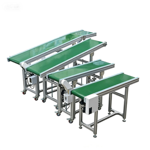 PVC belt portable <strong>conveyor</strong> for injection molding, capable of lifting and moving - Product Image 2