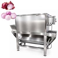 Équipement commercial en acier inoxydable pour l'épluchage des oignons, éplucheur électrique pour le traitement des légumes