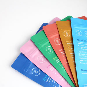 Impression numérique avec votre propre logo Sacs à fermeture éclair anti-odeur pour Cookie Candy Monk Fruit Stand up Pouch - Product Image 5