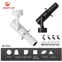 Système d'éclairage sur rail COB SMART Control pour musées modernes 10W 15W 20W 30W, projecteur Gobo modulable pour encadrement de magasins, CRI97, garantie 5 ans