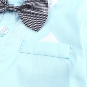 Kids Winter Clothing <b>Set</b> Baby Boys <b>Suspenders</b> Jeans Suits With Bowtie of China - Product Image 5