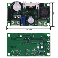 Module d'alimentation convertisseur abaisseur AC/DC vers DC LM2596HV LM2596 3V 3.3V 5V 6V 9V 12V 15V 24V AC 5V-30V, DC 5V-50V