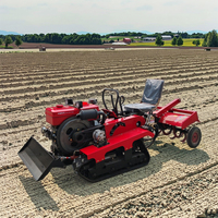 Nouveau Tracteur à Chenilles 25-35 CV Cultivateur Rotatif Agricole Mini-Pelle Micro-Semoir Économie d'Énergie Haute Productivité