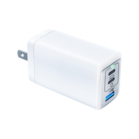 Chargeur mural Anker 65W 20V 3.25A 4 ports USB-C PD 3.0 & QC3.0 avec protection OTP pour ordinateur portable, téléphone et tablette