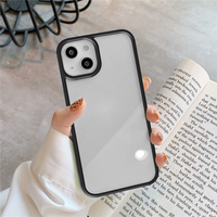 Bonbons Coloré Simple Transparent Téléphone étui pour iphone 11 12 13 14 15 16 XS Pro Max Plus Mini Antichoc Couverture Arrière