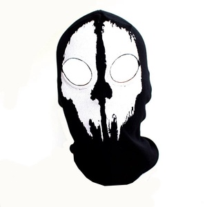 Passamontagna Nero in Cotone Maschera <span class=keywords><strong>Teschio</strong></span> Scheletro Fantasma Sciarpa Cappuccio Copricapo da Sci per Casco da <span class=keywords><strong>Moto</strong></span> per Motociclismo ed Escursionismo all'Aperto - Product Image 5