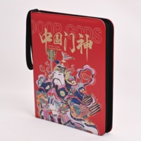 Vente en gros de cartes à fermeture éclair et d'album photo en cuir PU personnalisables reliure à anneaux étanche pour organisateurs et documents