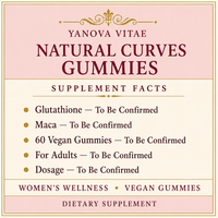 Gummies pour l'amélioration des courbes naturelles des fesses - Glutathion & Maca Glute Boost, 60 gummies véganes pour adultes